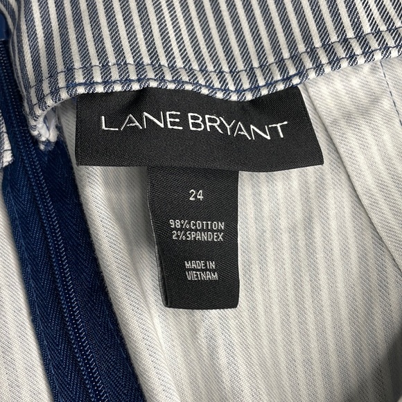 Lane Bryant Womens Striped Pencil Skirt - Picture 3 of 8